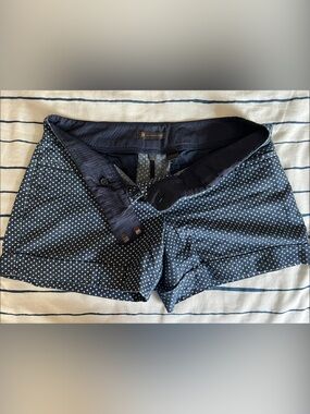Outback Red Women’s Polka Dot Navy Blue Shorts 12